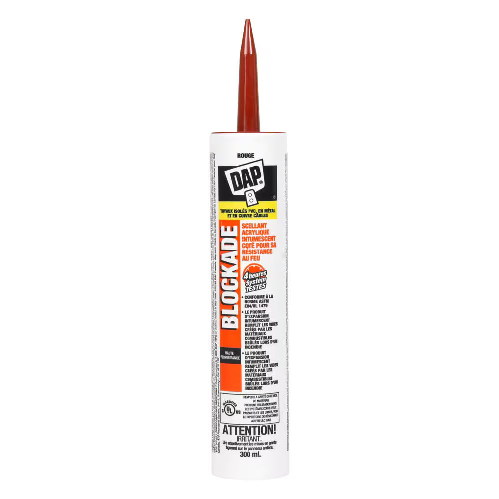 XPRS - Blockade Mastic acrylique intumescent haute performance ignifugé DAP 300ml