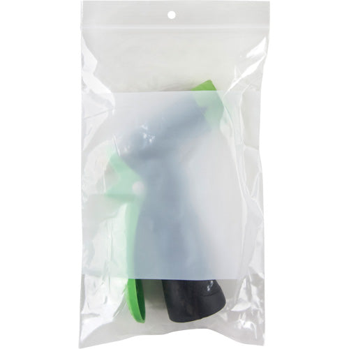 Poly Bags with White Write-On Space, Resealable, 8" x 5", 2 mils - PF933