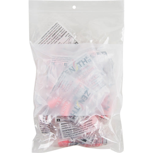 White Write-On Poly Bags, Resealable, 9" x 6", 2 mils - PF941