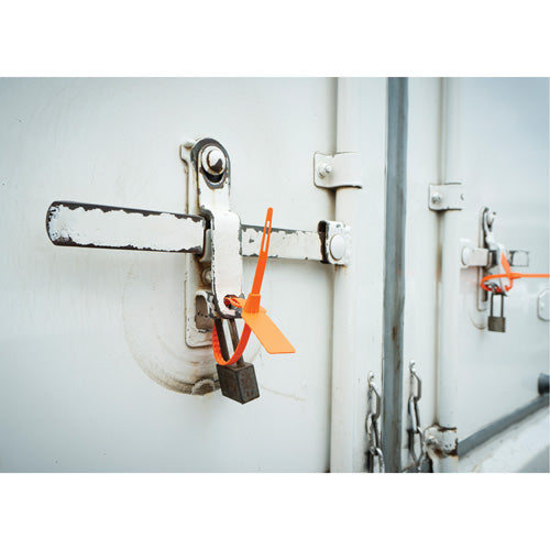 Scellé de sécurité, 7-3/4", Plastique, Scellé pour camion - PG662