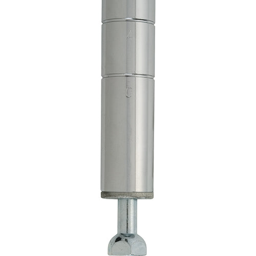 Pieds de nivellement pour étagère en treillis chromaté - RL056