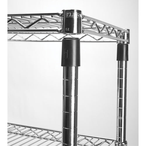 Push Carts, Chrome, 36" x 60" x 14", 800 lb Capacity - RL915