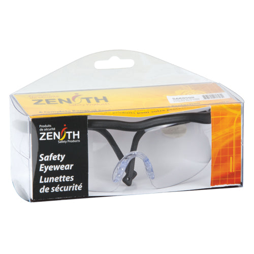Z400 Series Safety Glasses, Clear Lens, Anti-Scratch, ANSI Z87+/Meets or Exceeds CSA Standard Z94.3 - SAK850R