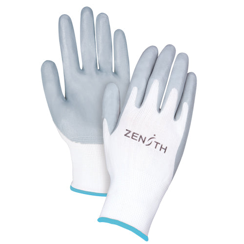 Gants légers enduits et respirants, Revêtement mousse de nitrile, Calibre 13, Enveloppe polyester