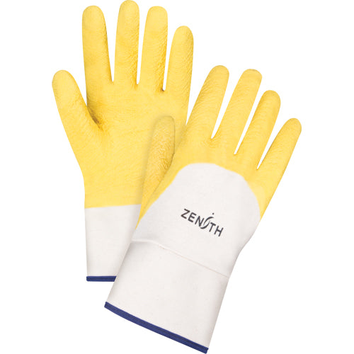 Gants enduits au fini rugueux, 10/T-Grand, Rêvetement Latex de caoutchouc, Enveloppe en Coton - SAN435