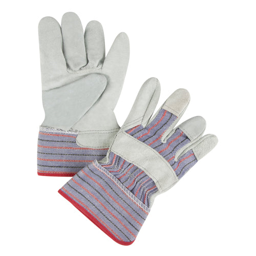 Gants d'ajusteur à paume sèche de première qualité, Dames, Paume en Cuir de vache refendu, Doublure en Coton - SAS503R