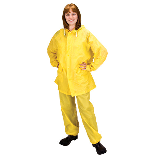 Vêtements imperméables RZ300 en PVC jaune, protection résistante et durable pour toutes tailles