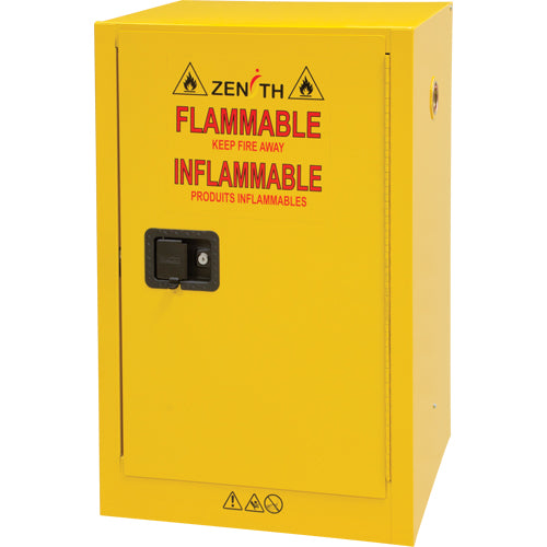 Armoire pour produits inflammables, 12 gal., 1 Porte(s), 23" La x 35" h x 18" p - SDN642
