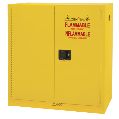 Flammable Products Cabinet, 24 gal., 2 Door(s), 43" W x 44" H x 12" D - SDN645