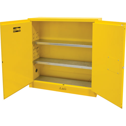 Flammable Products Cabinet, 24 gal., 2 Door(s), 43" W x 44" H x 12" D - SDN645