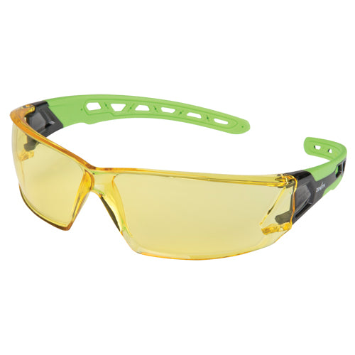 Z2500 Series Safety Glasses, Amber Lens, Anti-Scratch, ANSI Z87+/Meets or Exceeds CSA Standard Z94.3 - SDN703
