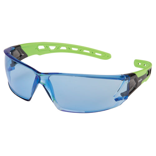Z2500 Series Safety Glasses, Blue Lens, Anti-Scratch, ANSI Z87+/Meets or Exceeds CSA Standard Z94.3 - SDN704