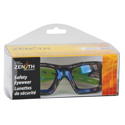 Z2500 Series Safety Glasses, Indoor/Outdoor Mirror Lens, Anti-Scratch, ANSI Z87+/Meets or Exceeds CSA Z94.3 - SDN709R