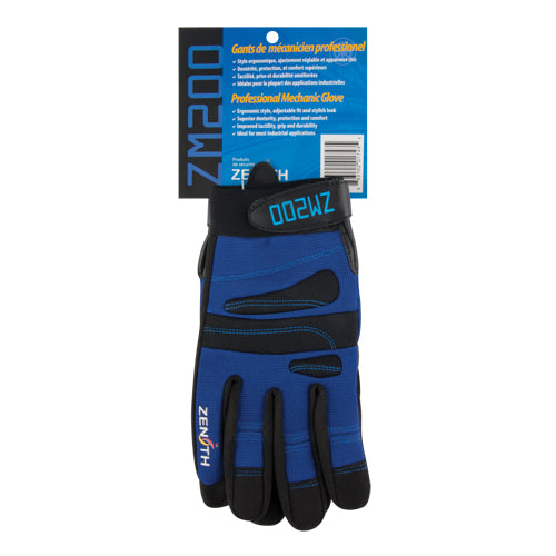 ZM200 mechanic's gloves with synthetic palm, high performance and durability