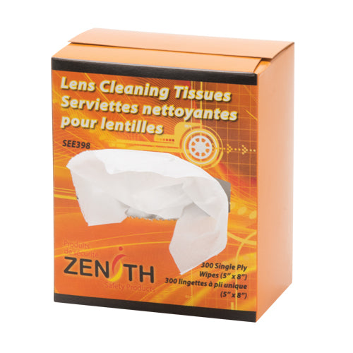 Serviettes nettoyantes pour lentilles, 5" x 8", 300 /pqt. - SEE398