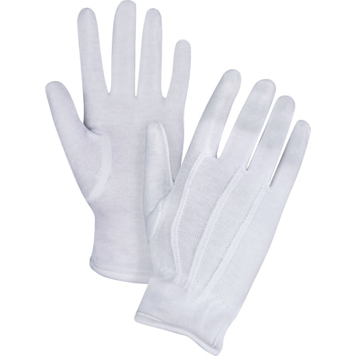 Gants pour serveur/parade en coton avec poignet à ourlet, plusieurs tailles disponibles
