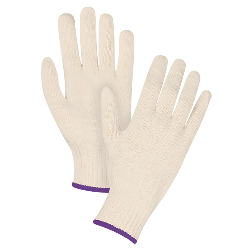Standard Duty Knit Gloves, Poly/Cotton, 7 Gauge, X-Small - SDS937