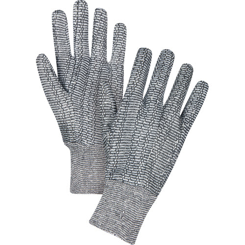 Unlined jersey gloves with knit cuff, classic and comfortable style