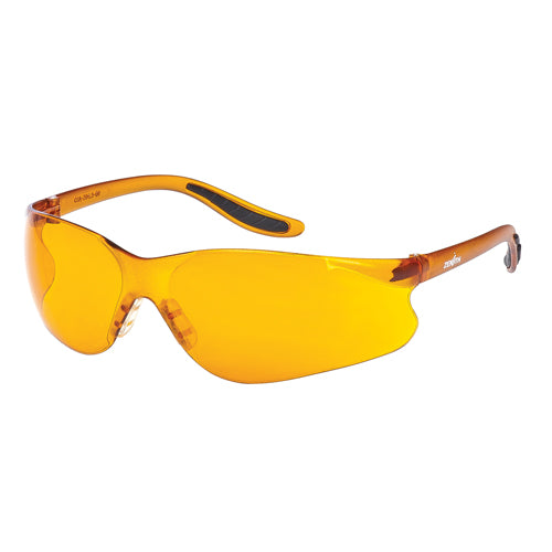 Z500 Series Safety Glasses, Orange Lens, Anti-Scratch, ANSI Z87+/Meets or Exceeds CSA Standard Z94.3 - SEE955