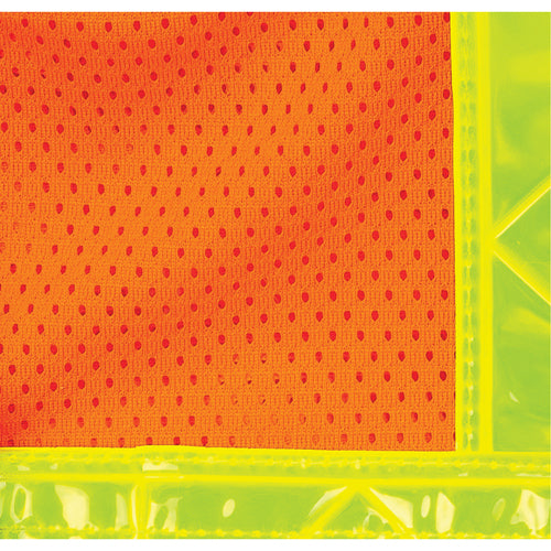 Veste de sécurité d'usage standard haute visibilité en polyester, orange, plusieurs tailles disponibles