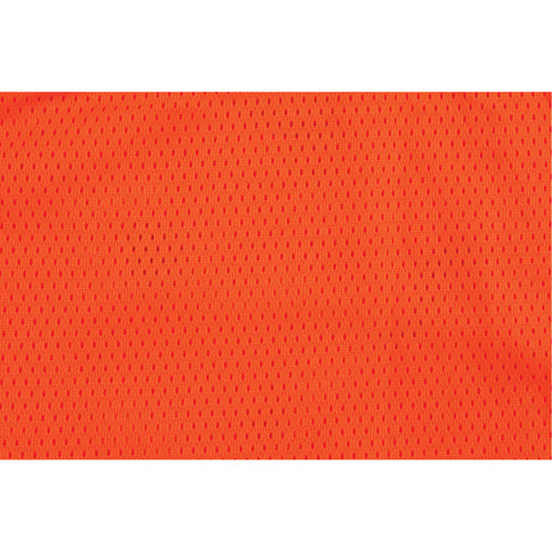 Veste de sécurité pour arpenteur, Orange haute visibilité, Grand, Polyester - SEF102R