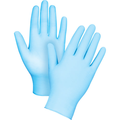 Gants tactiles jetables de calibre médical en nitrile/vinyle, 4,5 mils, sans poudre, Classe 2