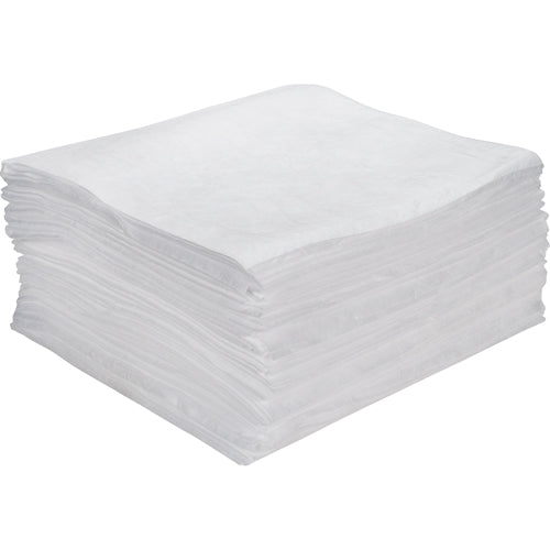 Blown-in Absorbent Sheets, Oil Only, 15" x 18", 15 gal. Absorbency - SEH945