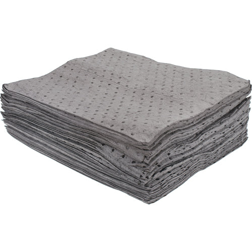 Bonded Absorbent Sheets, Universal, 15" x 17", 15 gal. of absorption - SEH961