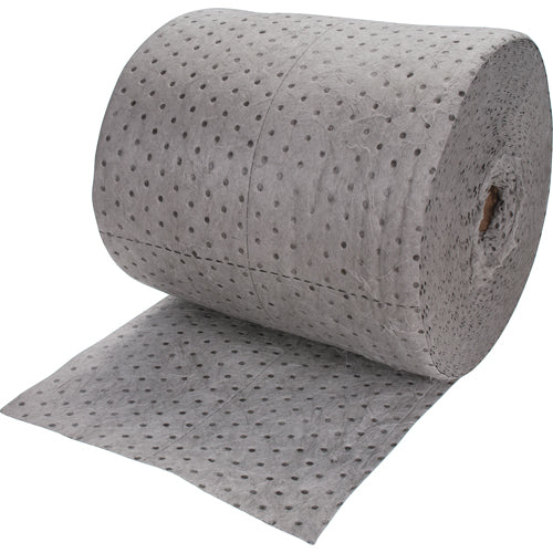 Rouleaux absorbants liées, Poids moyen, 150' lo x 15" la, Absorption 20 gal. - SEH963