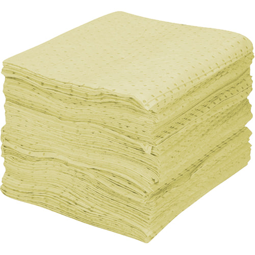 Fine Fiber Absorbent Sheets, Hazardous Materials, 15" x 17", 30 gal. of absorption - SEH987