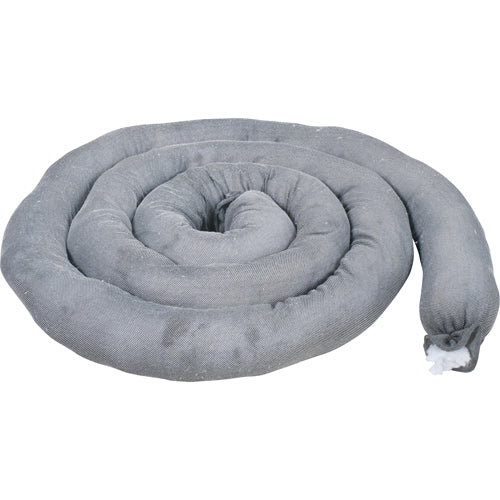 Remblais tubulaires absorbants, Universel, Absorption 40 gal., 3" la x 10' lo, Pqt de 10 - SEI048