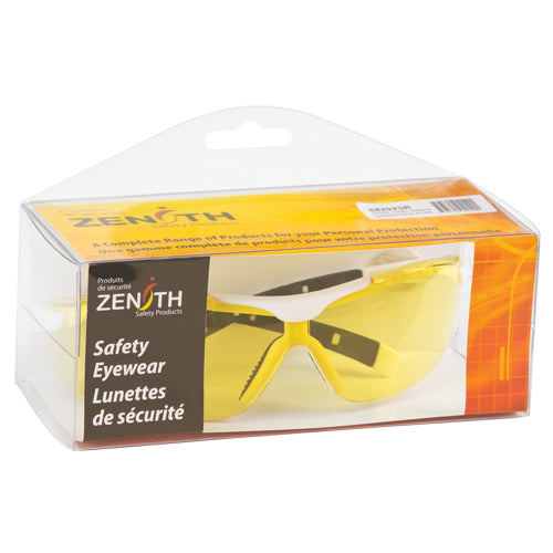 Lunettes de sécurité série Z1500, Lentille Ambrée, Anti-égratignures, Répond ou surpasse la norme CSA Z94.3 - SEI525R
