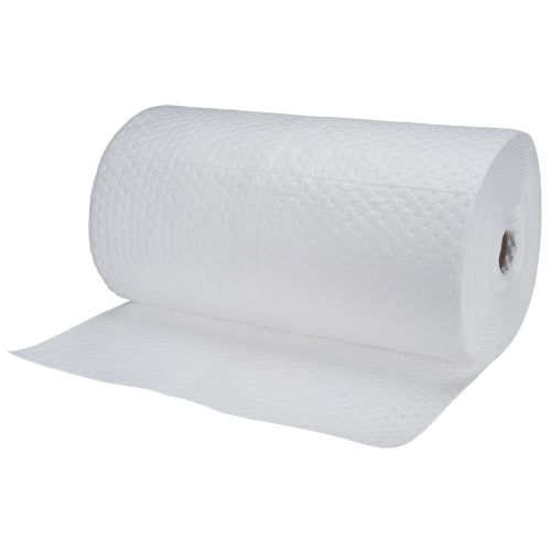 Rouleaux absorbants en fibres fines de calibre industriel, Poids moyen, 150' lo x 30" la, Absorption 50 gal. - SEI961