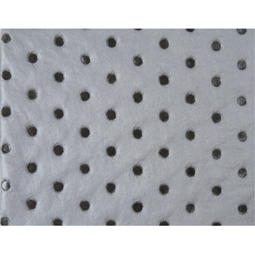 Feuilles absorbantes en fibres fines de calibre industriel, Universel, 15" x 17", 40 gal. d'absorption - SEI963