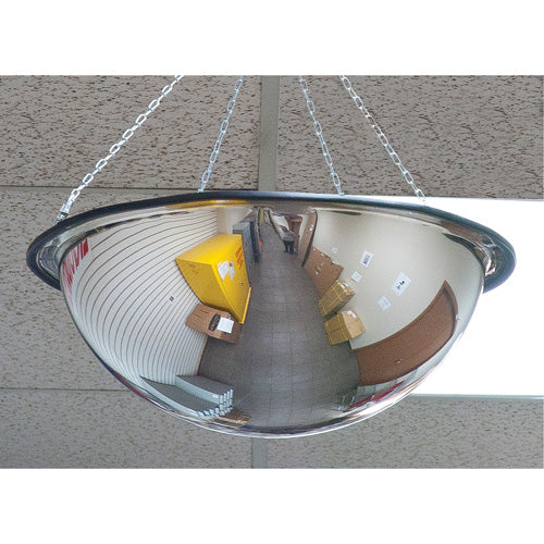 360° Dome Mirror, Full Dome, Open Top, 24" Diameter - SEJ876