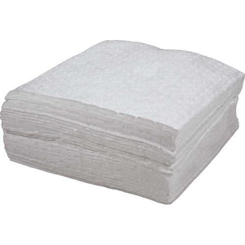 Bonded Absorbent Sheets, Oil Only, 15" x 18", 30 gal. Absorbency - SEJ934