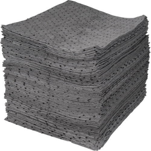 Bonded Absorbent Sheets, Universal, 15" x 18", 25 gal. of absorption - SEJ940