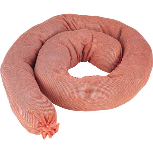 Remblais tubulaires absorbants, Matières dangereuses, Absorption 40 gal., 3" la x 4' lo, Pqt de 25 - SEJ941