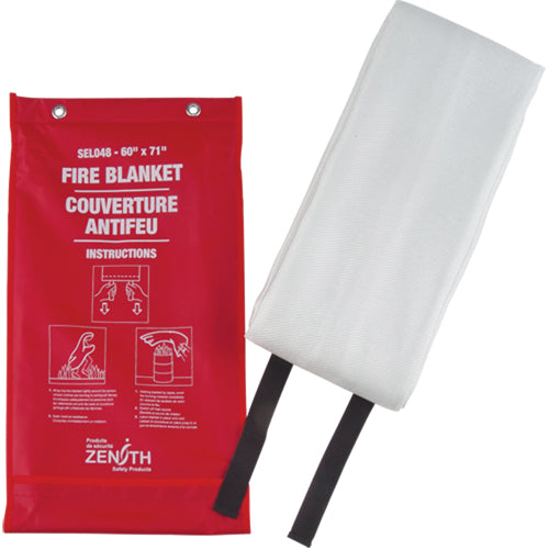 Couverture anti-feu, Fibre de verre, 60"la x 71"lo - SEL048