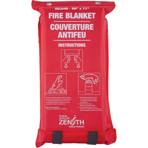 Couverture anti-feu, Fibre de verre, 60"la x 71"lo - SEL048