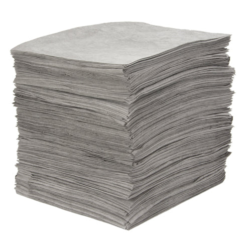 Universal Blown-In Absorbent Sheets, 15" x 18", 25 gal. Absorbency - SGC490