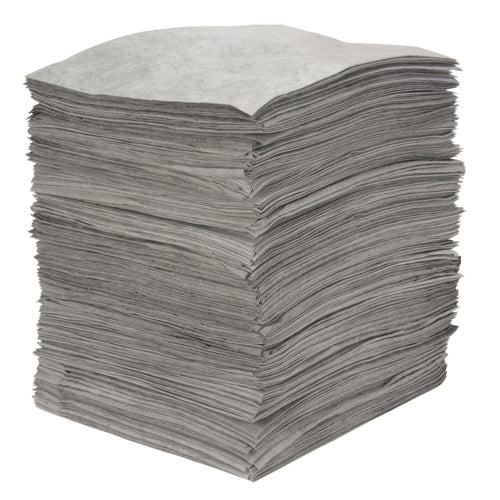 Universal Blown-In Absorbent Sheets, 15" x 18", 30 gal. Absorbency - SGC491