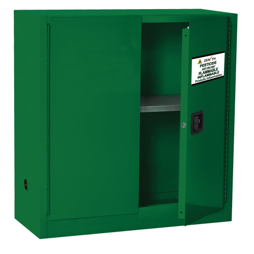 Armoire de rangement pour pesticides, 30 gal., 44" h x 43" l x 18" p - SGD360