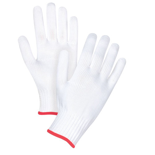 Gants tricotés sans couture en polyester, Calibre 10, haute qualité et confort optimal - Paquet de 12 paires