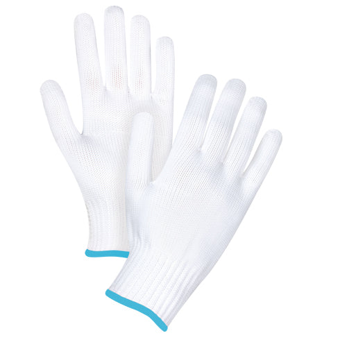 Gants tricotés sans couture en polyester, Calibre 10, haute qualité et confort optimal - Paquet de 12 paires