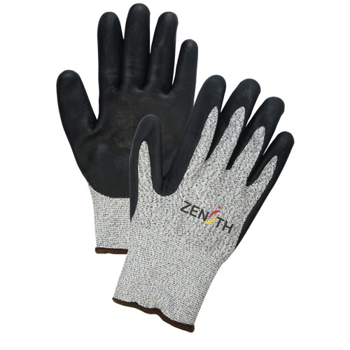 Gants élastiques sans coutures résistants à la coupe pour températures froides, Calibre 13, Revêtement Mousse de nitrile, Enveloppe PEHP, ASTM ANSI niveau A4