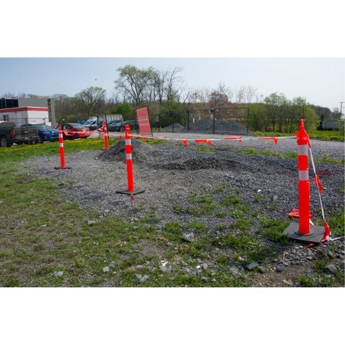 Poteau délinéateur de qualité supérieure, 42" h, Orange - SGG105