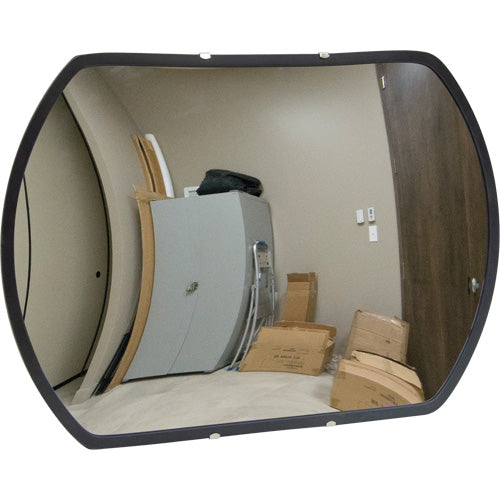 Miroir convexe rectangulaire/rond avec support pour surveillance et sécurité