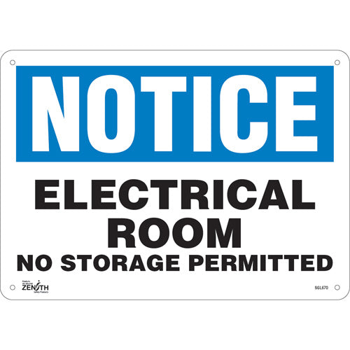 Enseigne «Electrical Room», Anglais — Disponible en plusieurs formats et matériaux