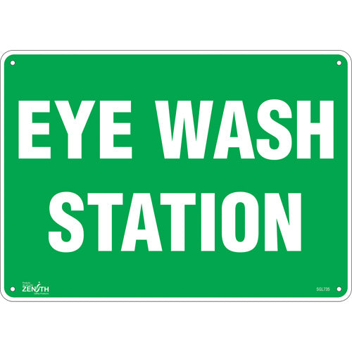 Enseigne «Eye Wash Station», panneau de signalisation de sécurité en anglais